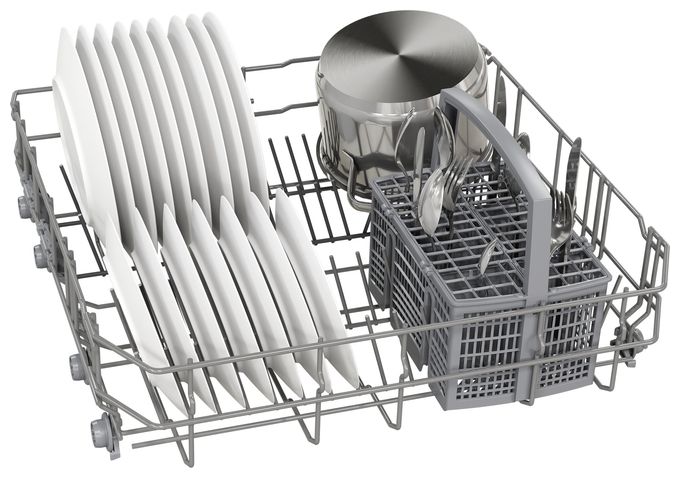 60 cm Geschirrspüler vollintegriert (ohne Front) leise 13 Maßgedecke aquaStop Funktion Wärmetauscher Serie 4 SMV4EU800E 