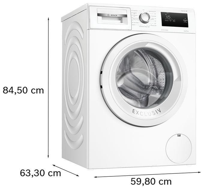 8 kg Frontlader Waschmaschine 1400 U/min aquaStop Funktion Serie 4 WAN28094 