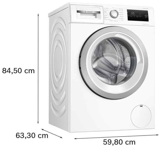 8 kg Frontlader Waschmaschine 1400 U/min aquaStop Funktion Serie 4 WAN28127 