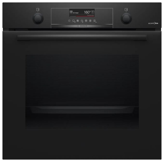 Einbaubackofen groß AutoClean (Schwarz) Serie 6 HBG4795B7 