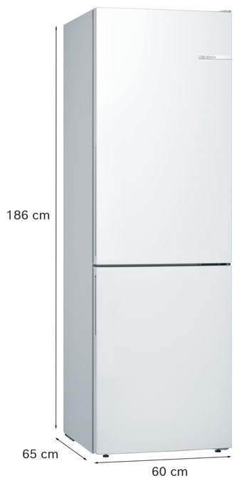214 l / 94 l Kühl-Gefrierkombi freistehend 149 kWh Jahr  Serie 6 KGE36AWCA (Weiß) 