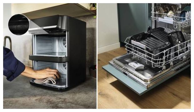Doppel Heißluftfritteuse 12 l 2800 W  Serie 6 MAFD661B7 (Schwarz) 