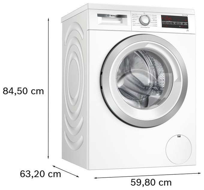 9 kg Frontlader Waschmaschine 1400 U/min aquaStop Funktion Serie 6 WUU28T49 