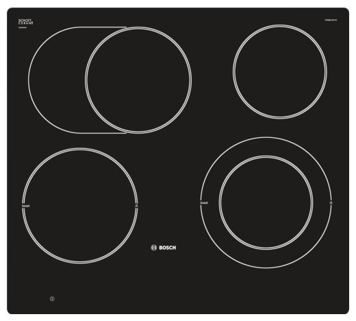 Glaskeramik Kochfeld/Herdplatte 4 Zone(n) Serie 8 PKN601DP1D autarkes 60cm 