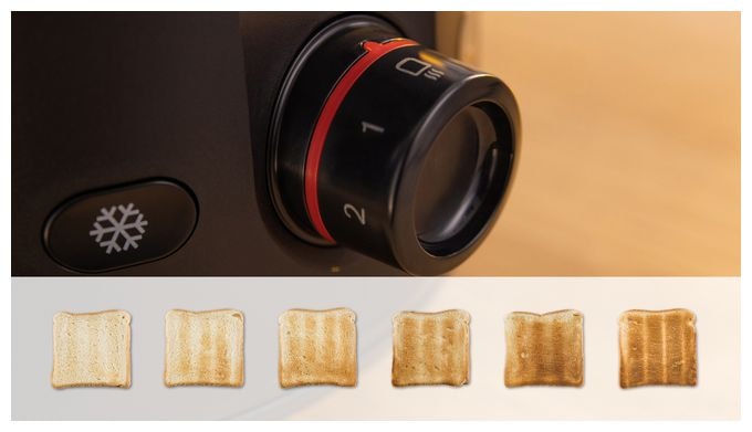 Toaster 950 W 2 Scheibe(n) 6 Stufen  TAT2M123 MyMoment (Schwarz) 