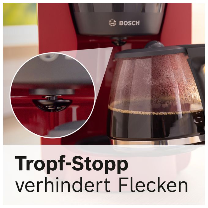 15 Tassen Filterkaffeemaschine 1,4 l  TKA3M134 MyMoment (Rot) 