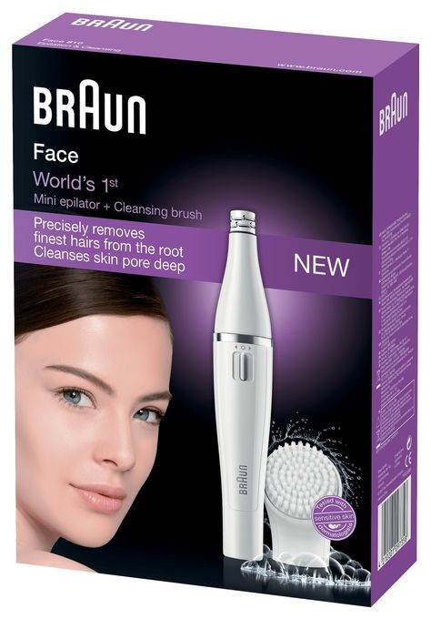 Trocken Epilierer/Damenrasierer Silk-épil Face 810 
