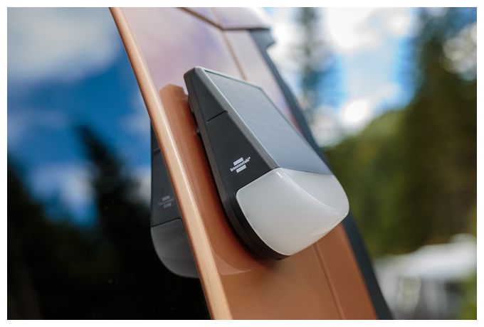 LED Wandbeleuchtung für den Außenbereich Batterie/Akku KL300AS Akku Solar LED Outdoor Lampe 