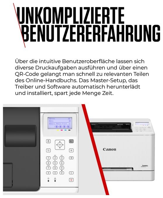 A4 Laser Drucker 1200 x 1200 DPI 25 Seiten pro Minute i-SENSYS LBP646Cdw 