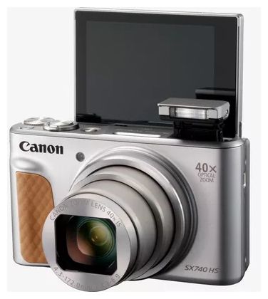 21 MP  Kompaktkamera 40x Opt. Zoom  PowerShot SX740HS Lite Edition (Silber) 