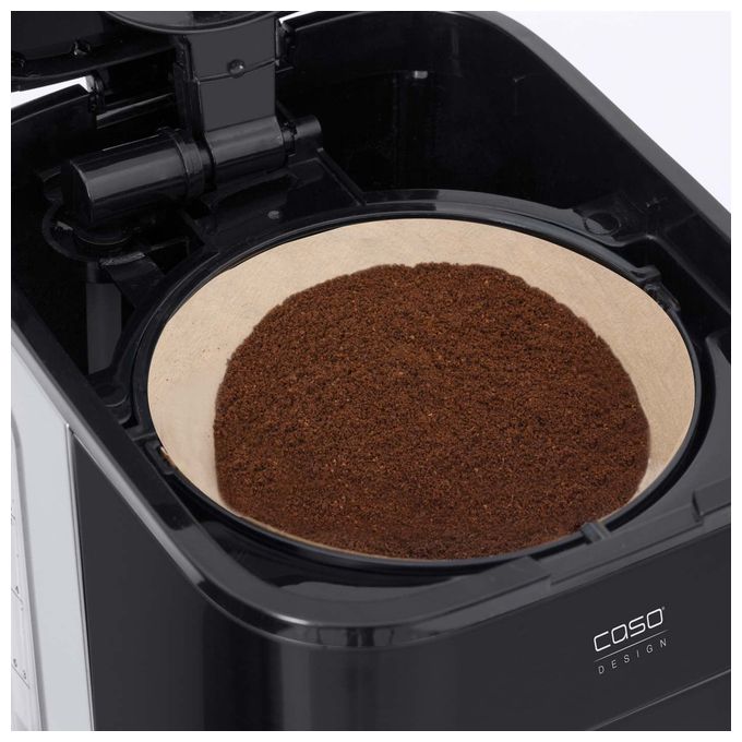 10 Tassen Filterkaffeemaschine 1,2 l  1845 Coffee Taste&Style Duo Thermo (Schwarz, Edelstahl) 