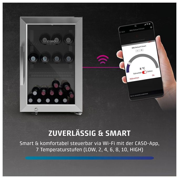 Weinkühler Freistehend BBQ Deluxe-R Smart 