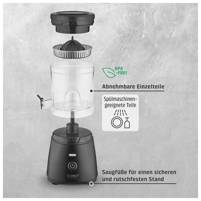300 W  CP400 Lift vollautomatischen Zitruspresse (Schwarz) 