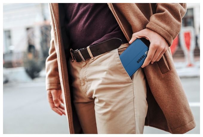 10000 mAh Powerbank USB Typ-C  Elite (Blau) 