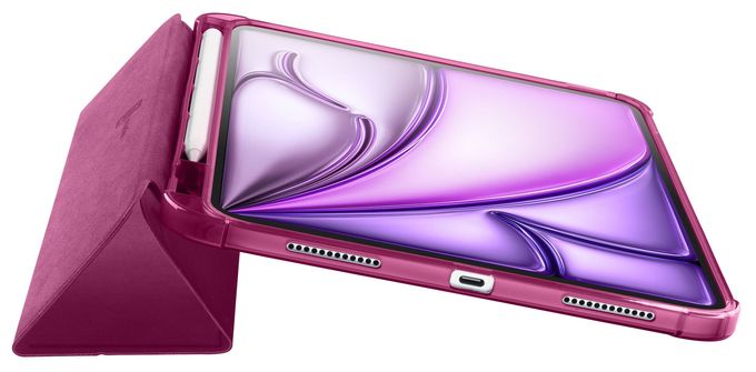 Folio aus Kunstleder für Apple iPad Air 10.9" (2022), iPad Air 10.9'' (2020), iPad Pro 11'' (2018) bis 27,9 cm (11") (Pink) Folio 