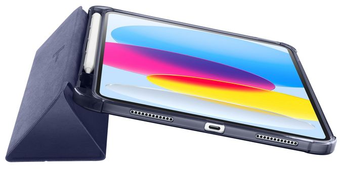 Folio aus Kunstleder für Apple iPad 10.9'' (2022) bis 27,7 cm (10.9") (Blau) Folio 