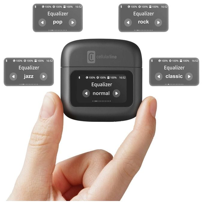 In-Ear Bluetooth Kopfhörer Kabellos TWS 6 h Laufzeit  Hush (Schwarz) 