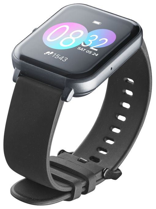 Digital Smartwatch Rechteckig IP67 168 h  ION Pro Square (Schwarz) 