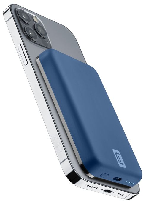 5000 mAh Powerbank USB Typ-C Kabelloses Laden  Magsafe (Blau) 