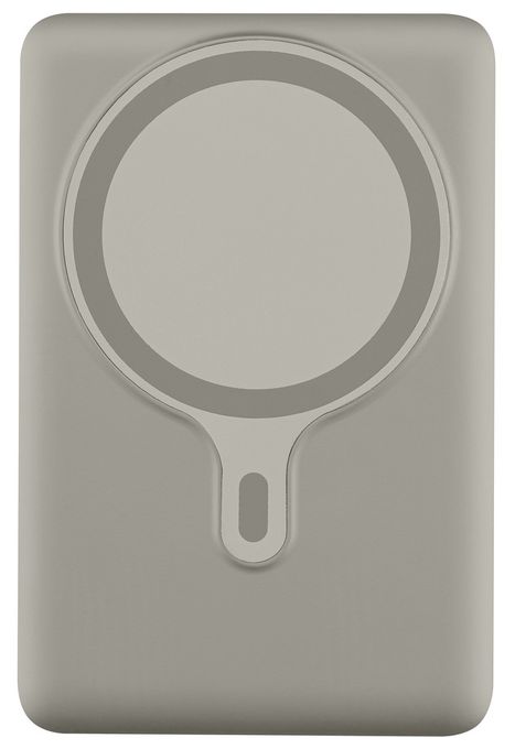 5000 mAh Powerbank USB Typ-C Kabelloses Laden  Magsafe (Beige) 