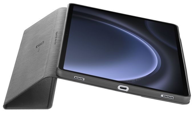 Folio aus Kunstleder für Samsung Galaxy Tab S9 FE bis 27,7 cm (10.9") (Schwarz) Memo 