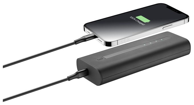 20000 mAh Powerbank USB Typ-C  Thunder (Schwarz) 