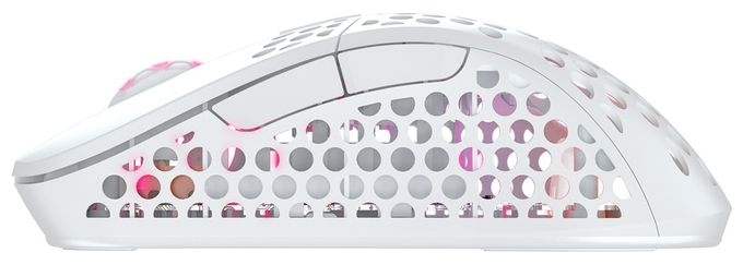 19000 DPI Gaming Maus Optisch  M4 RGB Wireless (Weiß) 
