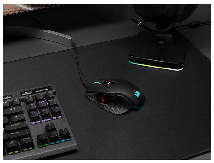 26000 DPI Gaming Maus Optisch  M65 RGB Ultra (Schwarz) 