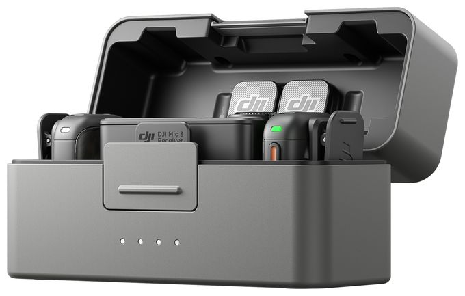  Mic 3 (2TX+1 RX+Charging Case) (Schwarz) 