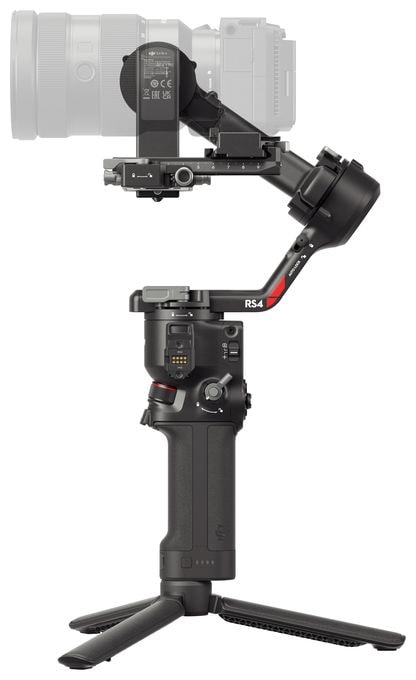 Stativ Gimbal für Kamera faltbar Bluetooth  RS4 (Schwarz) 
