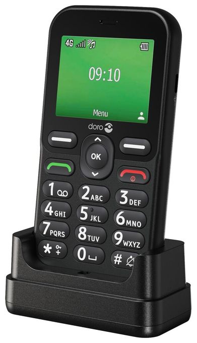 4G Smartphone 6,1 cm (2.4 Zoll 1 GHz 0,3 MP Single SIM  Leva E10 (Schwarz) 