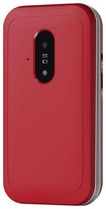 4G Smartphone 7,11 cm (2.8 Zoll) 0,3 MP Single SIM  Leva E22 (Rot, Weiß) 