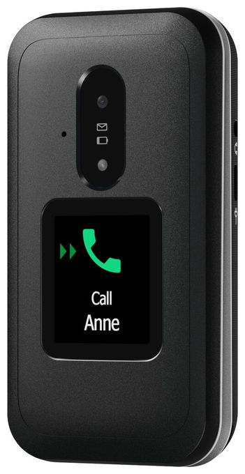 4G Smartphone 7,11 cm (2.8 Zoll) 0,3 MP Single SIM  Leva E30 (Schwarz, Weiß) 