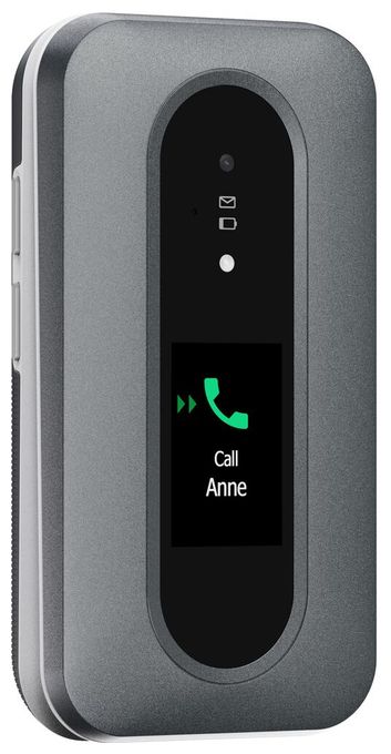 4G Smartphone 7,11 cm (2.8 Zoll) 2 MP Single SIM  Leva L30 (Schwarz, Weiß) 