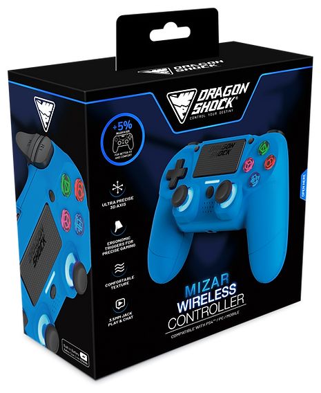 Gamepad für PlayStation PS4  Mizar (Blau) 
