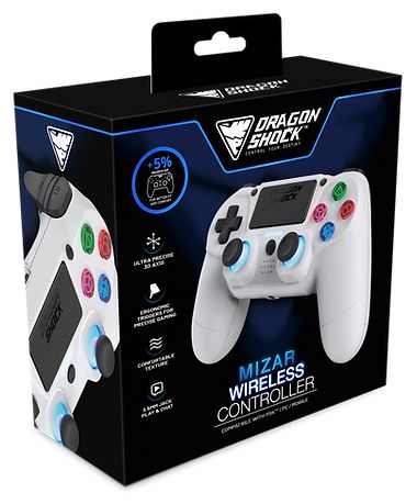 Analog / Digital Gamepad für PlayStation PS4  Mizar (Weiß) 