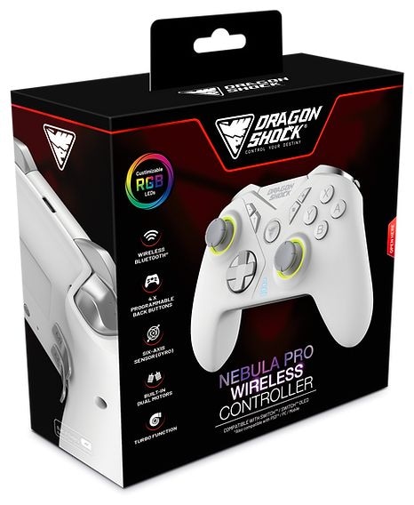 Gamepad für Nintendo Switch  Nebula Pro (Weiß) 