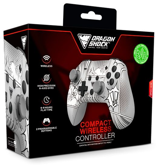 Gamepad für Nintendo Switch  PopTop Compact (Mehrfarbig) 