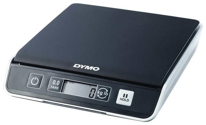 DYMO M5 Paketwaage | bis zu 5 kg | USB Briefwaage mit LCD-Bildschirm | 20 cm x 20 cm 