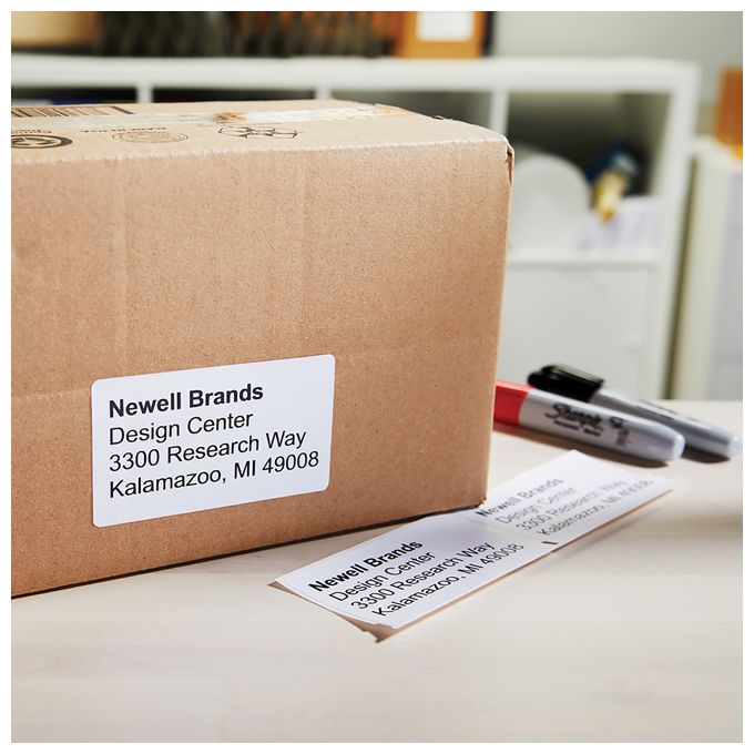 DYMO Original LabelWriter Mehrzwecketiketten | 32 mm x 57 mm | 6 Rollen mit je 1.000 leicht ablösbaren Etiketten (6.000 Etiketten) | selbstklebende Etiketten | für LabelWriter-Beschriftungsgerät 