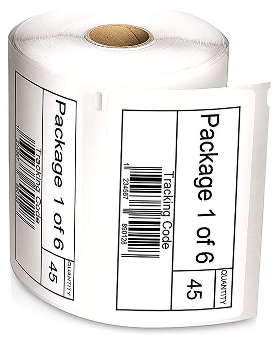 DYMO Original LabelWriter Versand/Namensschild-Etiketten | 102 mm x 59 mm | 2 Rollen mit je 575 leicht ablösbaren Etiketten (1.150 Etiketten) | für LabelWriter 4XL/5XL Etikettendrucker 
