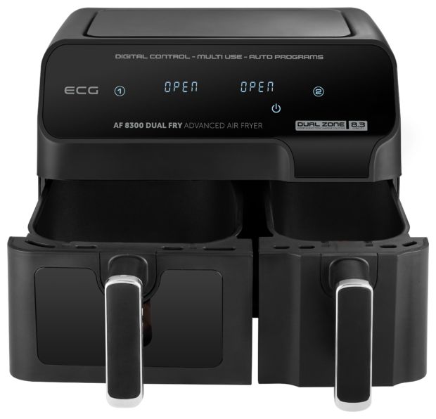 Doppel Heißluftfritteuse 8,3 l 2700 W  AF8300 (Schwarz) 