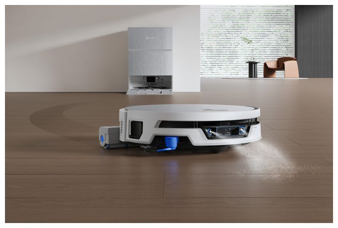Saugroboter nass/trocken 999 min Akku 27000 Pascal Leistung  Deebot X12S Pro Omni (Weiß) 