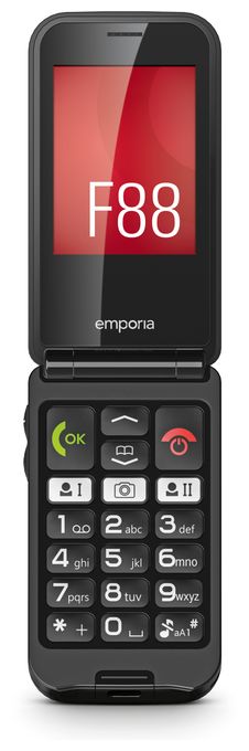 2G Smartphone 6,1 cm (2.4 Zoll 0,3 MP Single SIM  TALK glam (Schwarz) 