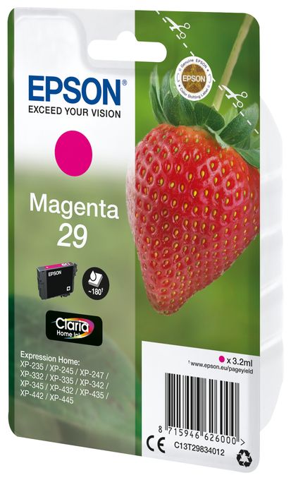 originale Druckerpatronen Magenta 3,2 ml 29 C13T29834012 
