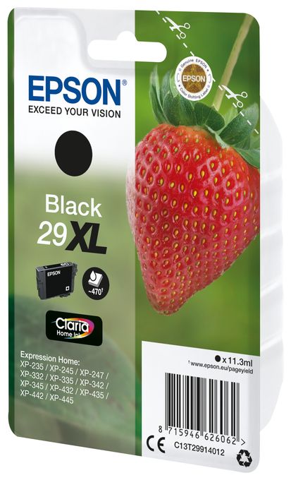 originale Druckerpatronen Schwarz 11,3 ml 470 Seiten 29XL C13T29914012 
