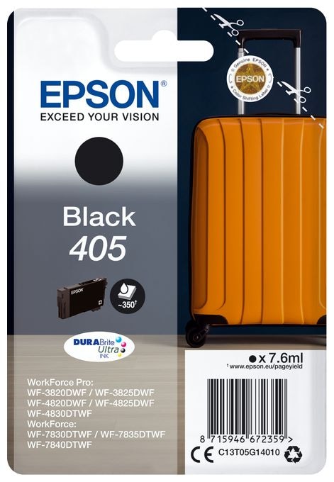 originale Druckerpatronen Schwarz 7,6 ml 405 C13T05G14010 