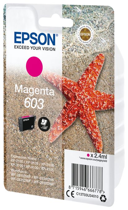 originale Druckerpatronen Magenta 2,4 ml 603 C13T03U34010 
