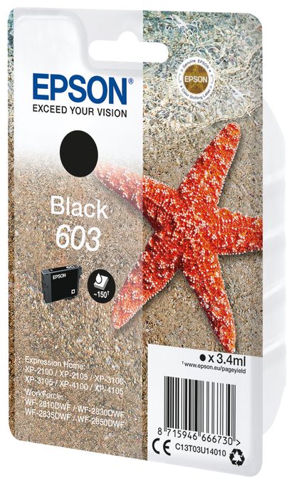originale Druckerpatronen Schwarz 3,4 ml 603 IC13T03U14010 