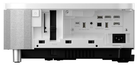 4K+ (5120x3200) 3LCD Laser Ultra-Short-Throw-Projektor 4000 ANSI Lumen  EH-LS800W (Weiß) 
